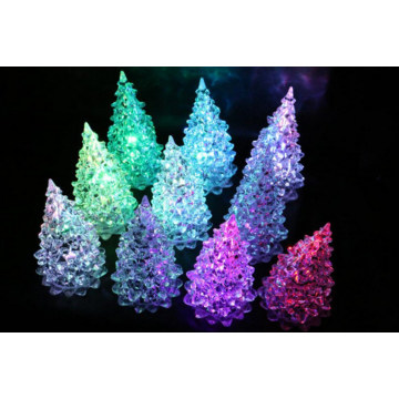 Arbre d&#39;artisanat de Noël à LED OEM pour la décoration de la promotion